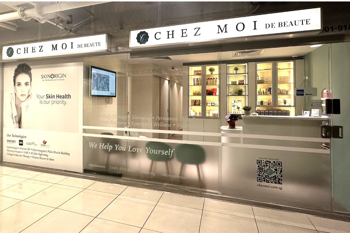 Chez Moi de Beauté storefront at Far East Plaza, Singapore